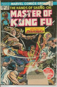 Master of Kung Fu #20 ORIGINAL Vintage 1974 Marvel Comics Shang Chi