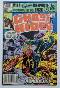 Ghost Rider 64 Jan 1982 Marvel FN 6.5 