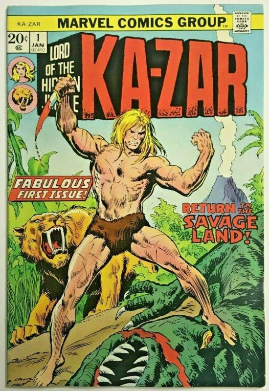 KA-ZAR#1 VF 1974 MARVEL BRONZE AGE COMICS