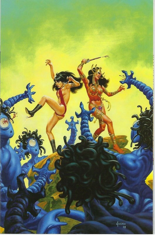 Vampirella Dejah Thoris #2 Joe Jusko 1 in 10 Virgin Variant Cover Edition  VF/NM 