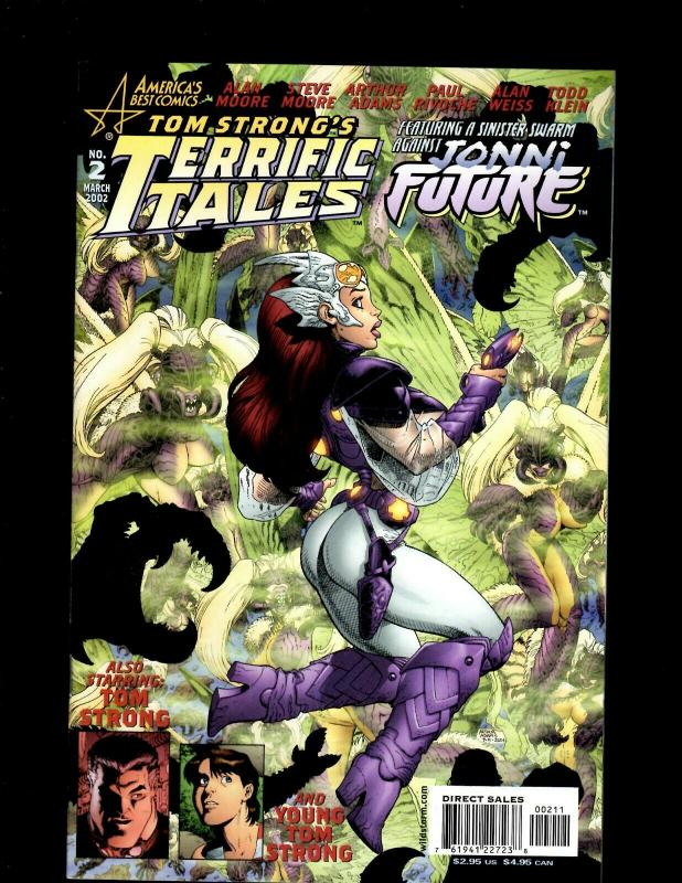 7 Comics Tesla Strong #1, Tom Strong Family #13, Terrific Tales #1 2 3 4 5 J54