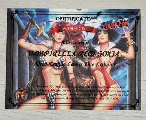 Vampirella Red Sonja #1 NYCC Exclusive Alfred Trujillo Virgin Variant 