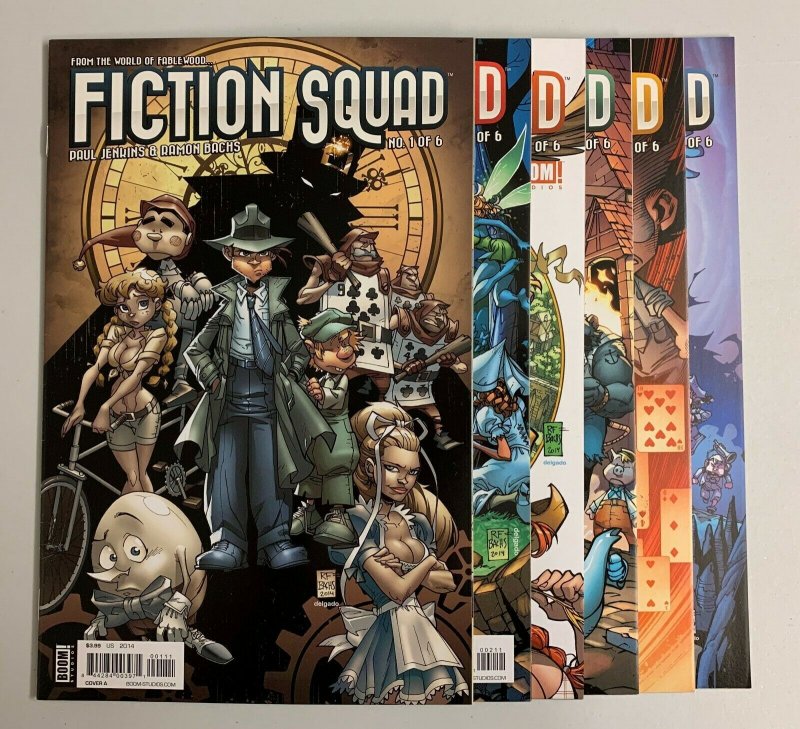 Fiction Squad #1-6 Set (Boom! 2014) 1 2 3 4 5 6 Paul Jenkins (8.5+) 