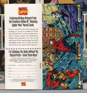Punisher #90 w/Spider-Man Masterprint Promo Cards (Marvel, 1994) FN 