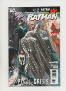 Batman #683 - Final Crisis Alex Ross Cover - (Grade 9.2) 2009