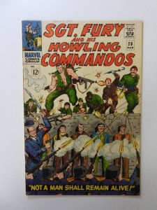 Sgt. Fury #28 (1966) FN/VF condition