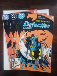 Detective Comics 576 577 and 578 all three signed by cover artist Pablo Marcos