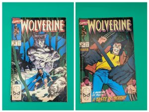 Wolverine #25 and #26 VF - Marvel Comics 1990 - We Combine Shipping ??