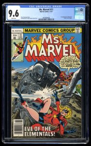 Ms. Marvel #11 CGC NM+ 9.6 White Pages