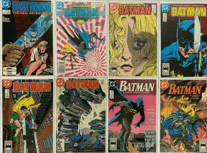 Batman comic lot from:#414-449 25 different avg 7.0 (range 6.0-8.0) (1988-90)
