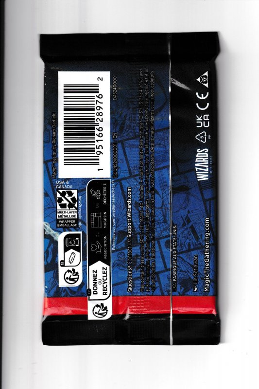 MARVEL PLAY BOOSTER | SPIDER-MAN | MAGIC THE GATHERING | NEW IN PACK, SEALED