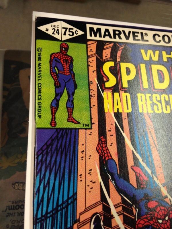 What If 24 What if Spider-man rescued Gwen Stacy VF condition (needs pressed)