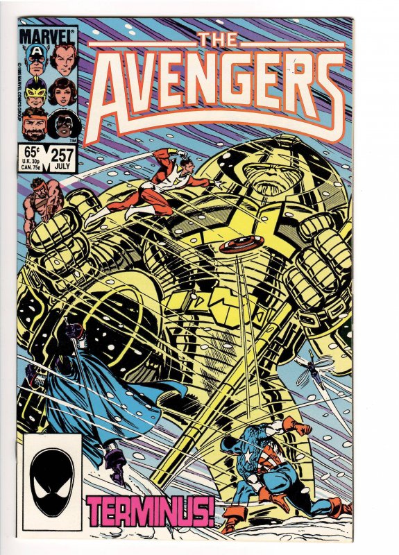 AVENGERS 257 VF+ 8.5 1st APPEARANCE NEBULA;IN GOTG;KILLER COPY!!!