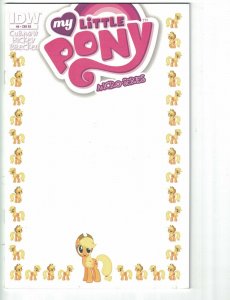 My Little Pony Micro-Series #6 VF retailer exclusive applejack blank variant