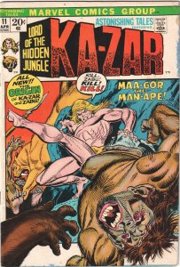 Astonishing Tales #11 (1972) Ka-Zar