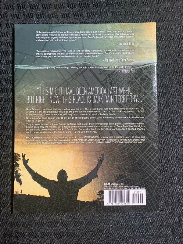 2010 DARK RAIN A New Orleans Story by Mat Johnson SC VF 8.0 1st DC Comics