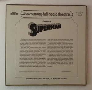 Superman 3-Record set, LP, 894602, Murray Hill Radio Theatre