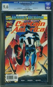 Captain America #1 (1998) CGC 9.6 NM+