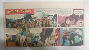 Hopalong Cassidy Sunday Page by Dan Spiegle from 9/7/1952 Size 7.5 x 15 inches