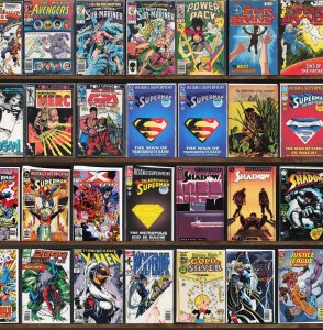 Huge Lot 130+ Comics with The Shadow, Ka Zar The Savage, Superman & More!