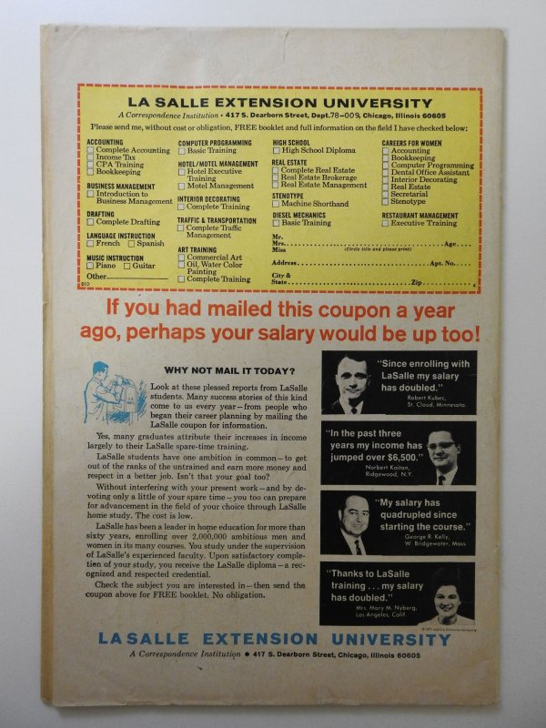 Warlock #1 (1972) VG- Condition moisture stain