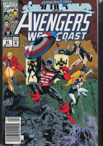 Avengers West Coast #81 (1992) West Coast Avengers / Avengers West Coast