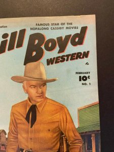 Bill Boyd Western 1 VG/FN  (Fawcett Feb. 1950)