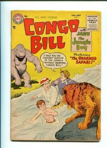 CONGO BILL #7-1955-JANU THE JUNGLE BOY-UNARMED SAFARI-VG VG