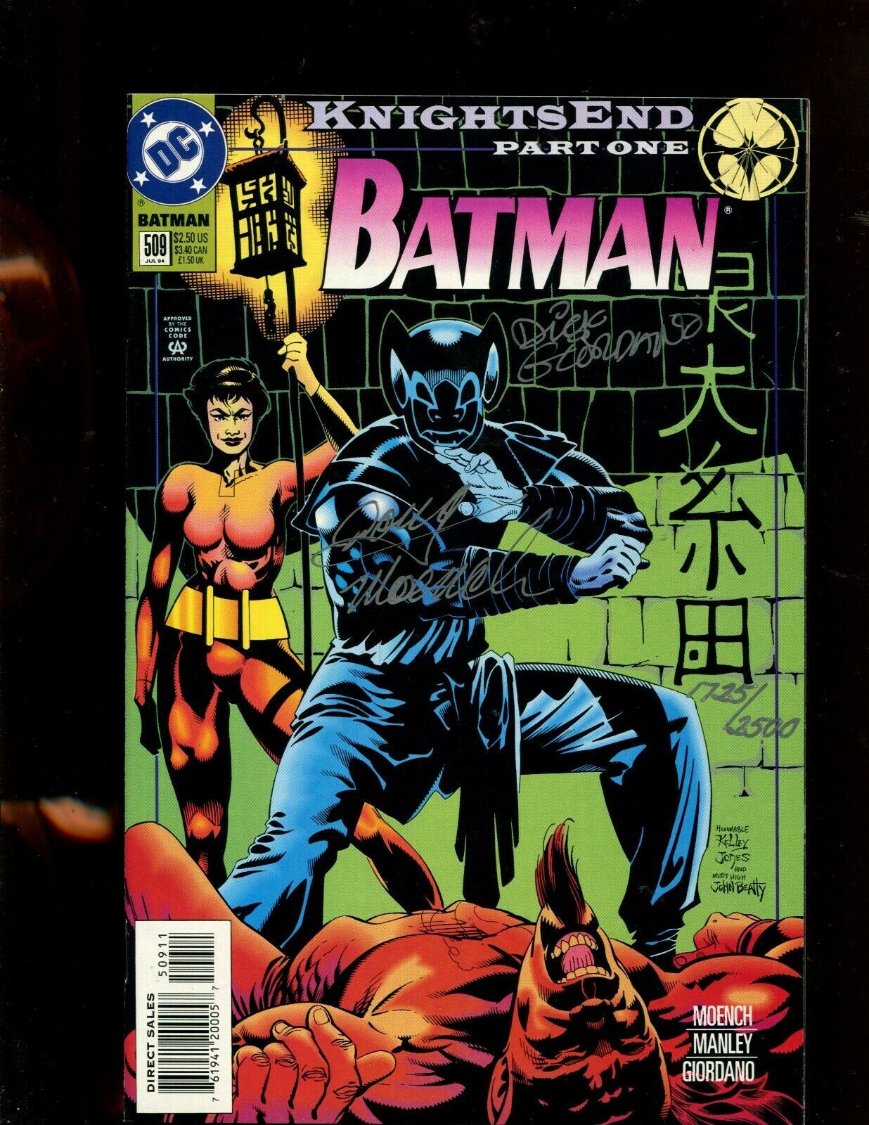 Batman #509 () Signed by Dick Giordano & Doug Moench! | Comic Books -  Modern Age, DC Comics, Batman, Superhero / HipComic