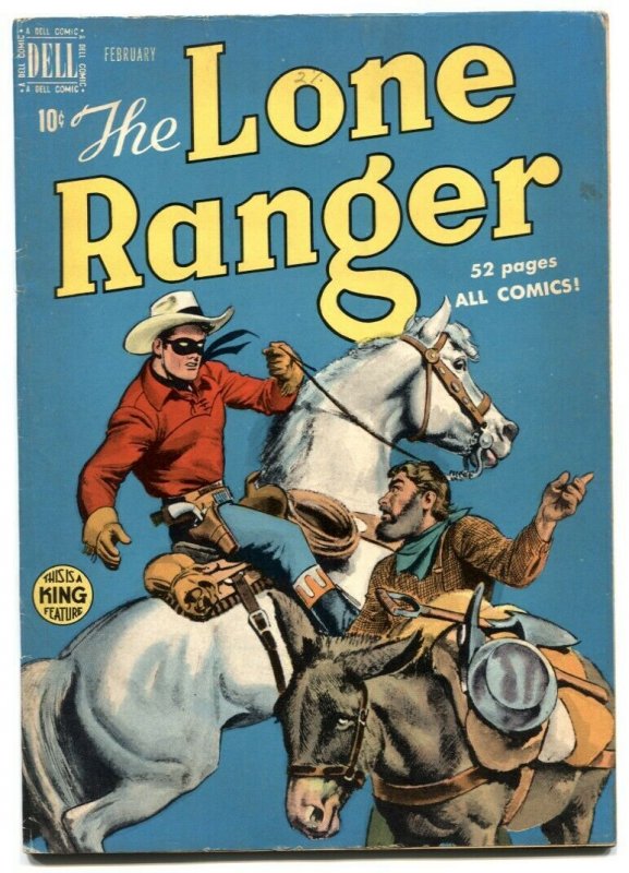 Lone Ranger #20 1950- Dell Golden Age Western comic FN-