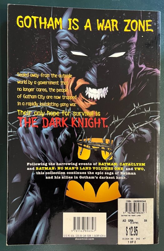 Batman No Man's Land #3 2000 Bob Kane DC Comics TP E5