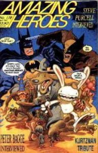 Amazing Heroes #178 FN ; Fantagraphics | Sam & Max Batman Wolverine