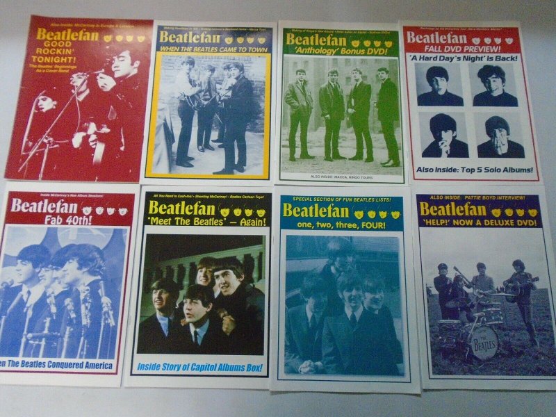 Beatlefan Magazine lot 15 different early issues