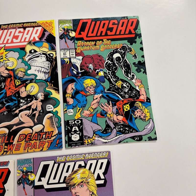 5 Quasar Marvel Comic Books # 25 26 27 28 29  Hulk Thor Avengers  39 CT1