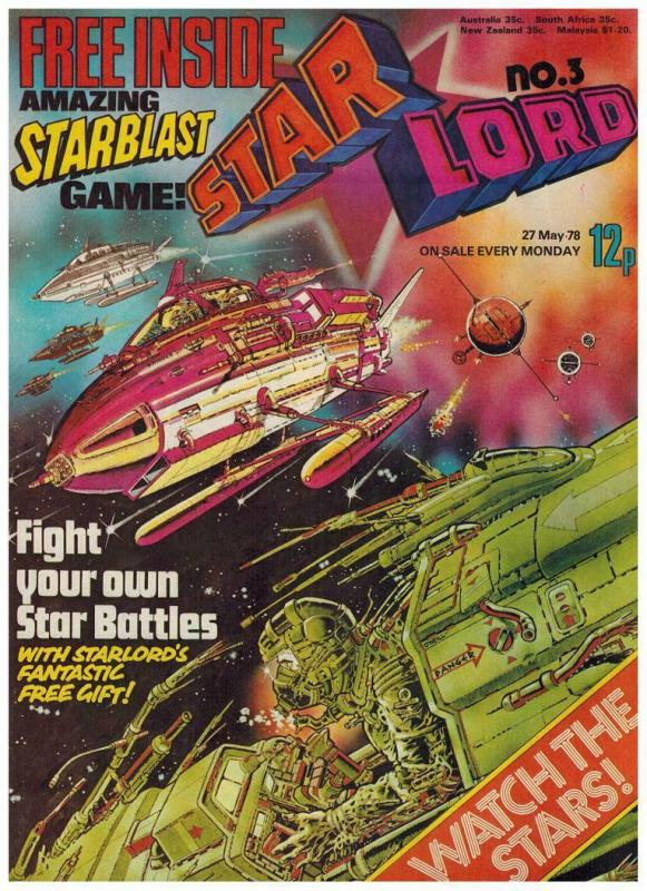 STAR LORD (BRITISH WEEKLY) 3 ( 5/27/78) VF-NM w/premium