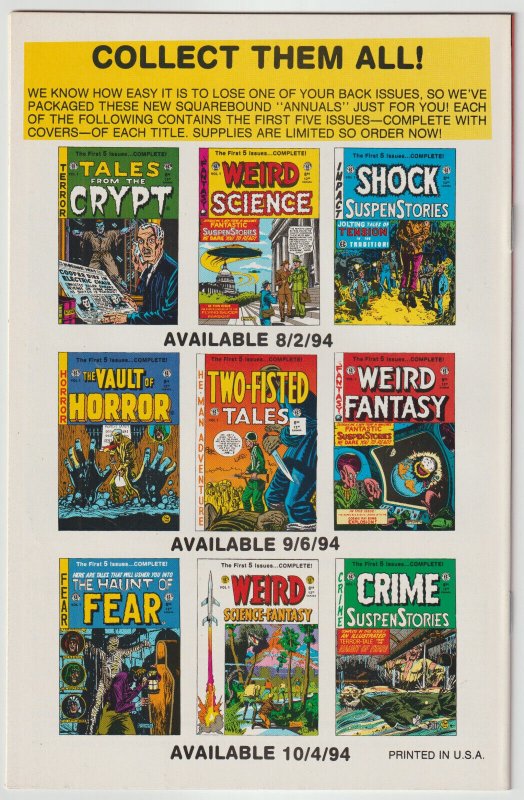 Two-Fisted Tales #9 (Oct 1994, Gemstone), VFN-NM condition (9.0)