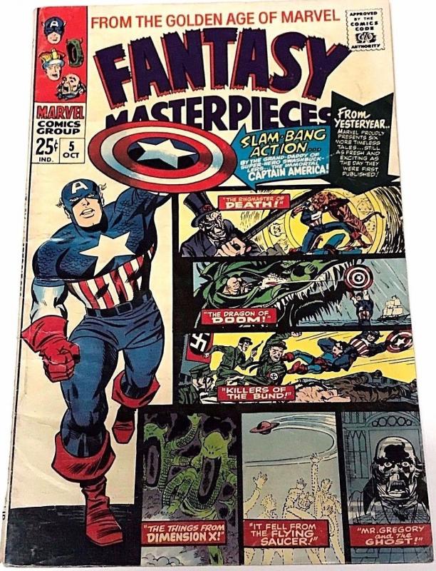 FANTASY MASTERPIECES#5 VG/FN 1966 MARVEL SILVER AGE COMICS