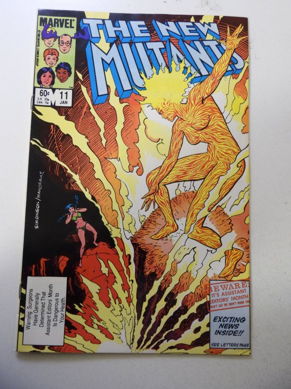 The New Mutants #11 (1984) FN Condition