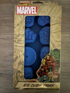 Marvel Comics Heroes Silicone Ice Cube Tray Mold - Iron Man Hulk Captain America