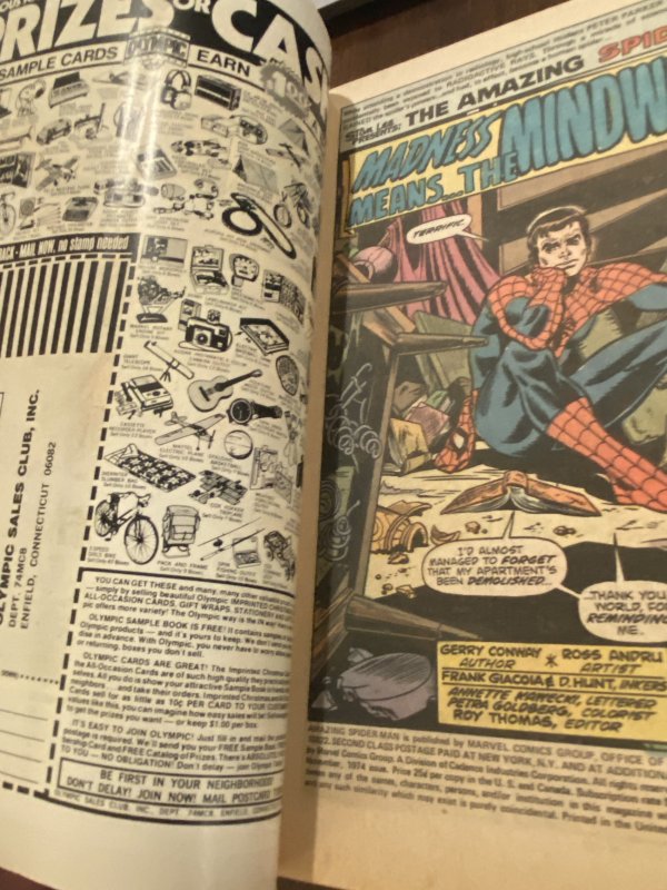 The Amazing Spider-Man #138 (1974)Mimdworm attacks