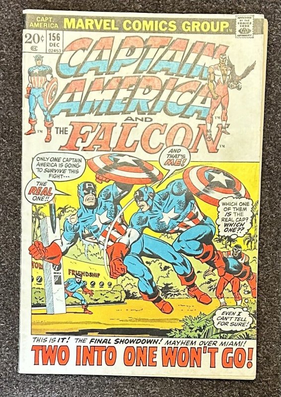 Captain America + Falcon #156 1972 Englehart