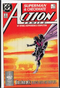 Action Comics #598 Direct Edition (1988) Checkmate