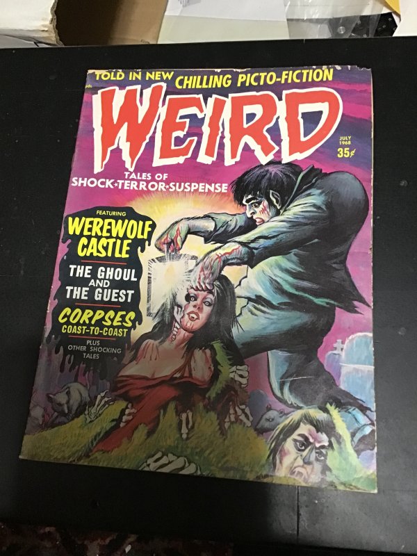 Weird #2.08 (1968) Extreme horror magazine! Atomic bomb war! Mid grade VG/FN Wow