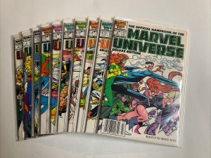 Official Handbook Of The Marvel Universe 8 9 11-16 plus More Lot Marvel 