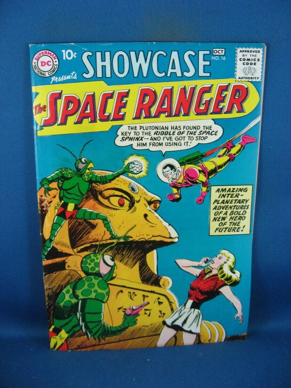 SHOWCASE 16 F VF SPACE RANGER SCARCE 1958