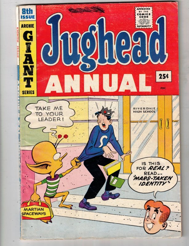 Archie's Pal Jughead Annual #8 (1960) Sci-Fi Cover PRICE DROP!  VG+ BEANTOWN