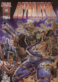 Chaos Comics Detonator #1 Metallic foil cover Brian Pulido Steven Hughes Cover