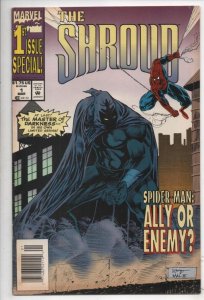 The SHROUD #1, VF/NM, Master of Darkness, 1994, Spider-man, more Marvel in store