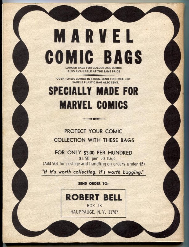 Rocket's Blast Comicollector #91 1972- CC Beck Captain Marvel