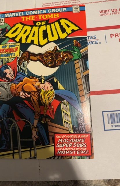 Tomb of Dracula #18 (1974)Dracula vs Werewolf by night